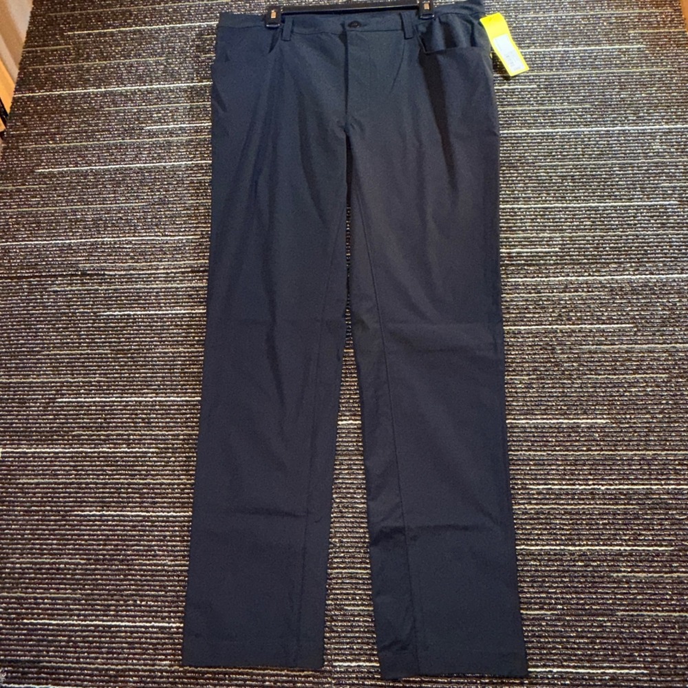 All in Motion Golf Pants Men 38x32 NEW Black Technical Stretch Performance